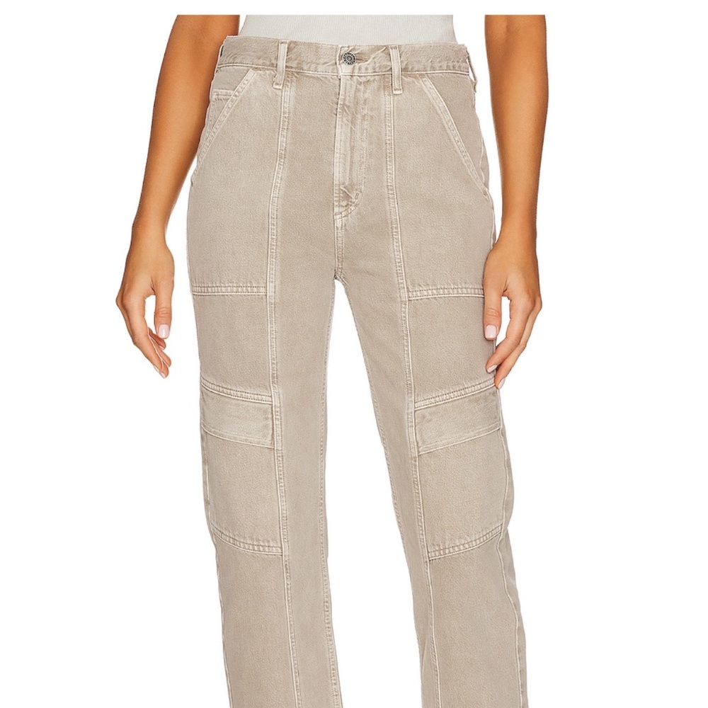 Agolde tan cargo pants